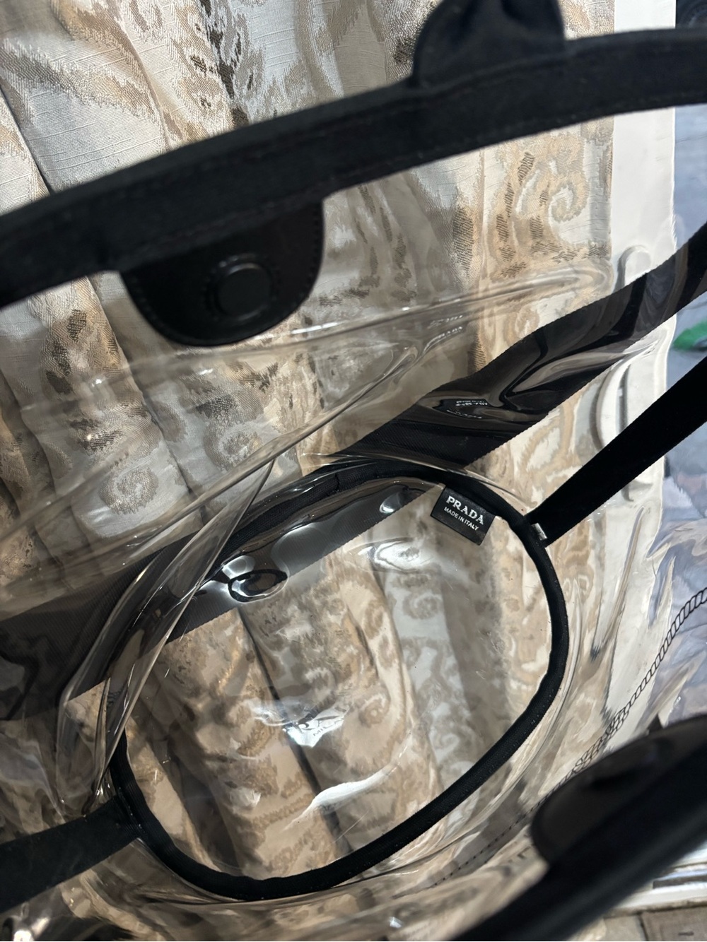 Prada Transparent Tote View 6